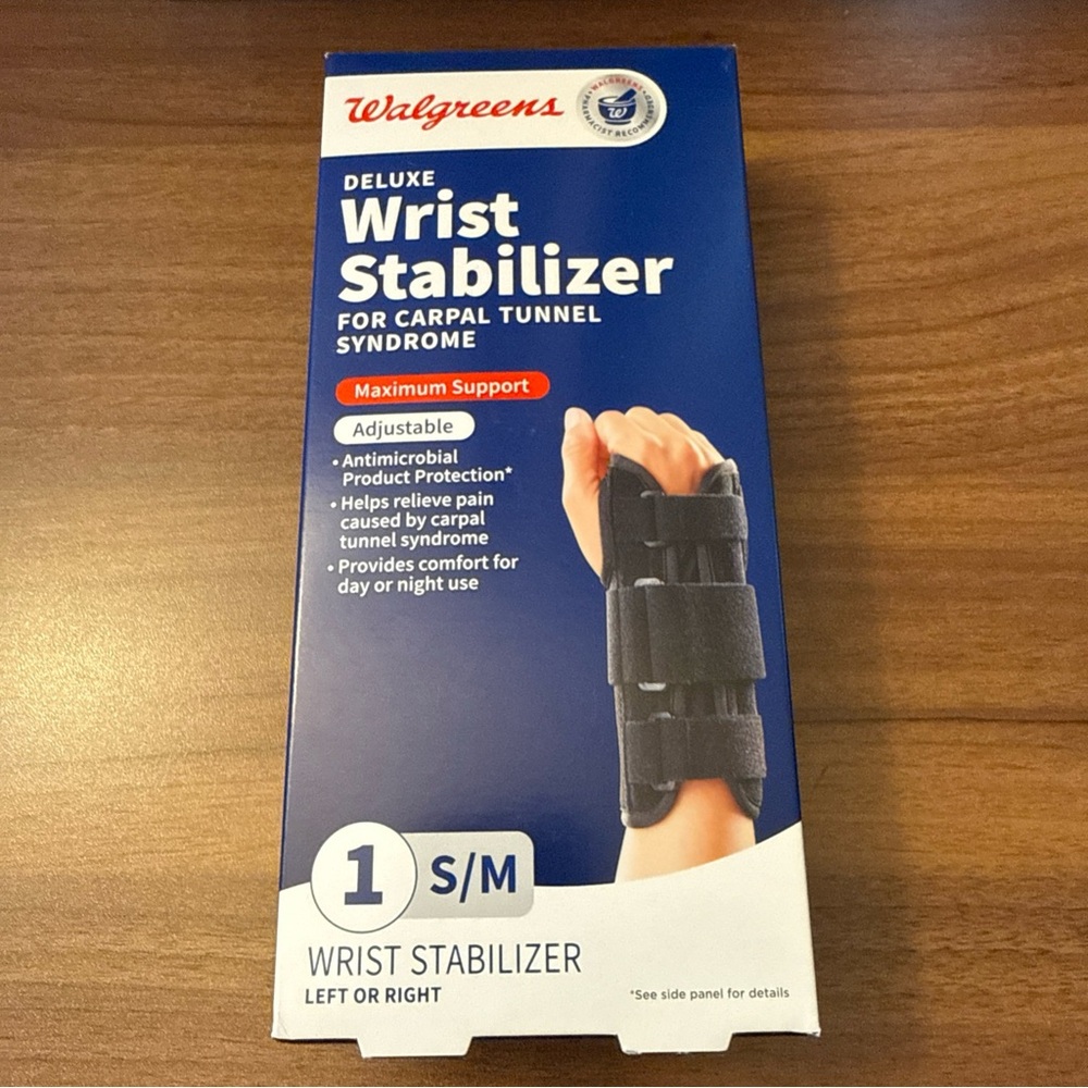 Walgreens Deluxe Wrist Stabilizer - Black